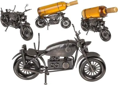 Produktbild von Famanu Flaschenhalter Motorrad - 30 x 17,5 cm