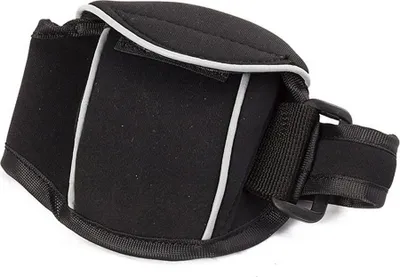 Productafbeelding van COLZANI Neopreen armpouch, polsbandhouder, zwart, geschikt voor alle merken, neopreen, stofbestendig, krasbestendig, spatwaterdicht, 120 mm