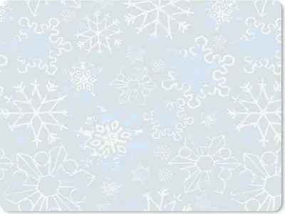 Produktbild von MuchoWow® Mauspad Mousepad Winter - Schneeflocke - Design 23x19 cm - Mousepads - Maus Mat - Pad - Mausunterlage - Schreibtischunterlage - Mauspad