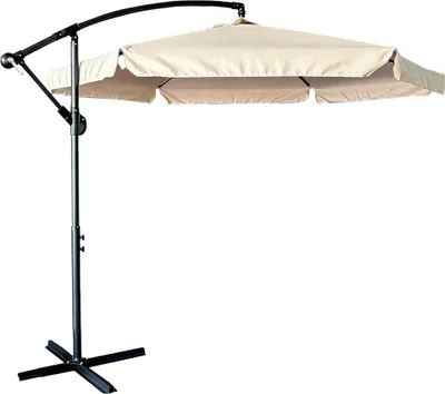 Obrázek produktu pro KIK KX3313 Slunečník s boční nohou 290 cm béžový