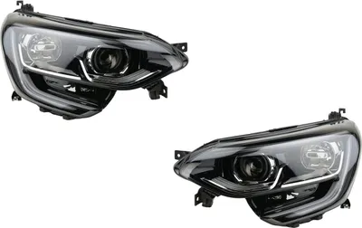 Zdjęcie produktu dla Johns, Reflektory halogenowe pasujące do Renault Megance IV 15- H7 H7 Zestaw Lewy Prawy 260607159R 260100141R