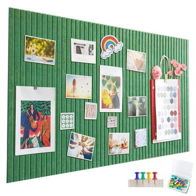 Productafbeelding van Groot Vilten Prikbord, Zelfklevend, 60 x 40 cm, Juwelengroen