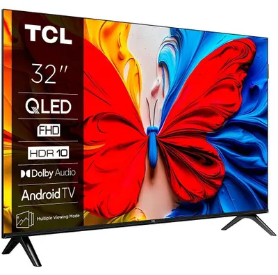 Produktbild von TCL 32S5K, 81,3 cm (32"), 1920 x 1080 Pixel, QLED Pro, Smart-TV, WLAN, Schwarz