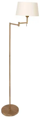 Obrázok produktu pre Mexlite - lampa stojaca - Bella - bronz - kov látka - čítacia lampa - E27 - 5894BR