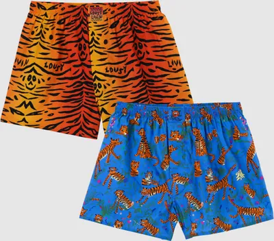 Produktbild von Lousy Livin 2-Pack Boxershorts "Tiger 2 Pack Saffron" XL