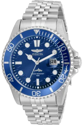 Obrázok produktu pre Invicta Pro Diver 30610 Pánske Hodinky - Quartz Hnací Mechanizmus - Nerezová Oceľ s Modrým Ciferníkom - 43 mm