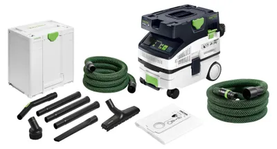 Produktbild von Festool CTL MINI I CLEANTEC Absaugmobil 1200 Watt 10 l Staubklasse L ( 578311 ) + 8 tlg. Handwerker Reinigungsset ( 577258 )