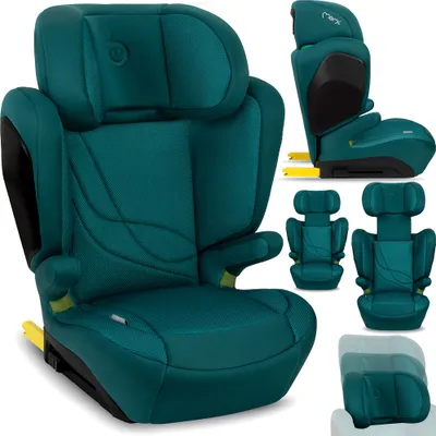 Immagine prodotto di MoMi MEI seggiolino auto i-SIZE 100-150cm - Fino a 36kg - Gruppo 2/3 - ISOFIX - Verde