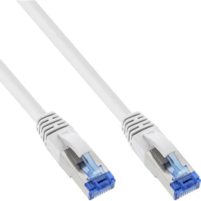 Produktbild von InLine Patchkabel, S/FTP (PiMf), Cat.6A, halogenfrei, weiß, 7,5m, 7,5 m, Cat6a, S/FTP (S-STP), RJ-45, RJ-45, Weiß