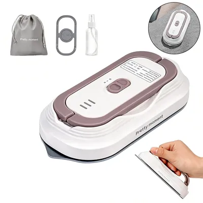 Produktbild von Kompaktes Reisebügeleisen Handlich & Kraftvoll,Dual-Spannung für Weltweite Nutzung,Mini Bügelmaschine für Kleidung & Heat Transfer,Schnellaufheizend