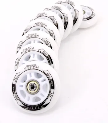 Produktbild von Tempish Speed Motion 80mm Rolle+ABEC9+6mm Spacer Inline K Fitness Skate Blades 2