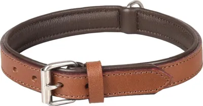 Produktbild von Flamingo Halsband Arizona Leder braun, Maße: 36-42 cm / 23 mm