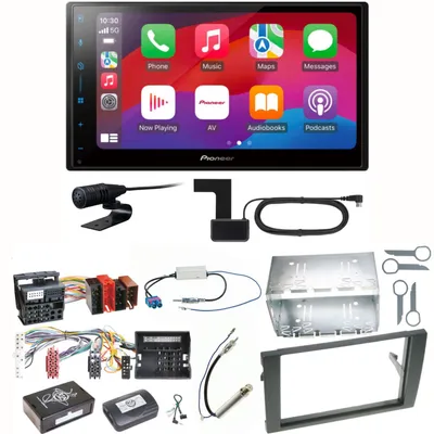 Produktbild von Pioneer SPH-DA77DAB CarPlay Android Auto Einbauset für Audi A4 B6 B7 Seat Exeo