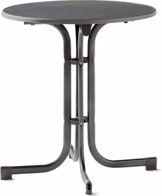 Produktbild von SIEGER Boulevard-Klapptisch, Ø 70x72 cm, eisengrau N05013
