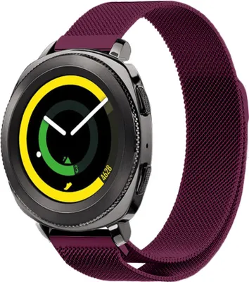 Produktbild von Strap-It Samsung Gear Sport Milanese Armband (Lila)