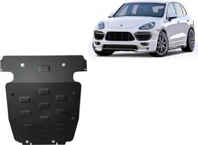 Obrázok produktu pre Oceľový ochranný kryt pre motor Porsche Cayenne