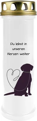 Productafbeelding van Theelicht, wit, brandduur: 100 uur (4 dagen), afbeelding: Labrador
