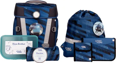 Produktbild von School Mood Hero Air Matti Polizei Schulranzen Set 7tlg.
