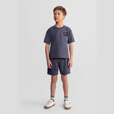 Produktbild von Minoti T Shirt Baumwolle Grau Gr. 122 für Jungen