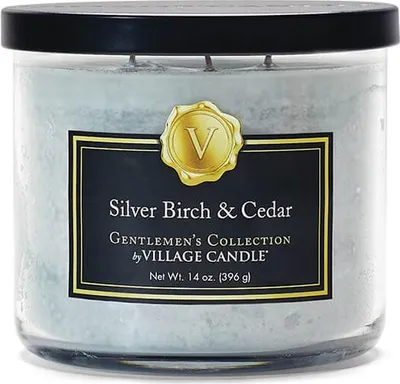 Produktbild von Village Candle Gentlemen's collection Silver Birch & Cedar 396g
