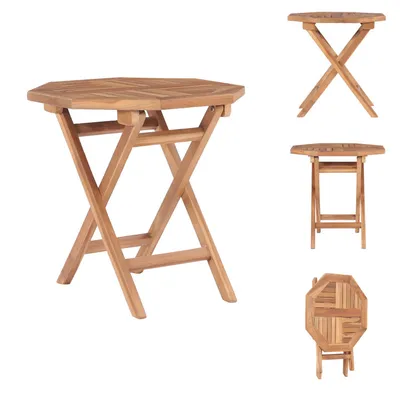 Obrázek produktu pro vidaXL Skládací zahradní stůl 45x45x45 cm z teakového masivu - Zahradní stoly