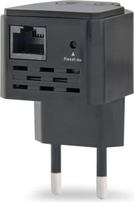 Produktbild von Gembird WNP-RP300-03-BK Bridge & Repeater Repeater sieciowy 300 Mbit/s czarny (WNP-RP300-03-BK)