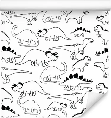 Produktbild von 10m VLIES TAPETE Rolle Kinderzimmer Wildtiere Dinosaurier Exotisch XXL