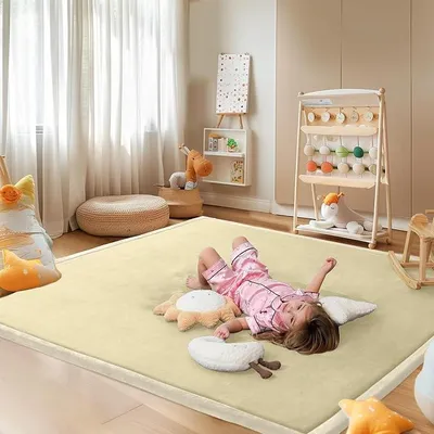 Imagen del producto de Alfombra de juego para bebés, alfombra de gateo, alfombra de juego, 150 x 150 cm