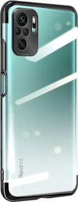 Zdjęcie produktu dla Etui HQWear Clear do Xiaomi Redmi Note 10 5G/Poco M3 Pro, czarne