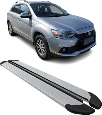 Image de Marchepieds Latéraux pédale pour Mitsubishi ASX 2010-2025 Aluminium Argent 2Pcs