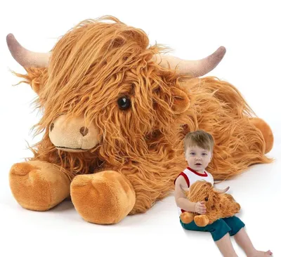 Produktbild von Pluche Highland Kuh, 38 cm, als Kuscheltier