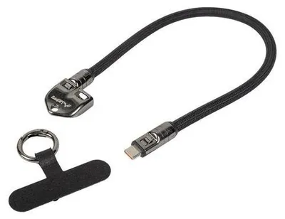 Obrázek produktu pro Lanberg CA-CMCM-10LN-0003-BK, 0,3 m, USB C, USB C, USB 2.0, 0,48 Gbit/s, Černá