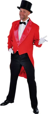 Produktbild von M212215-7-XL rot Herren Party Theater Frack Cabaret gefüttert Gr.XL