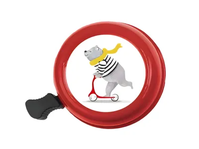 Produktbild von Fahrradklingel Bär Roller 55 mm - bbeBells 52410 - Glocke Klingel Läute Schelle