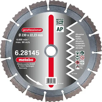 Produktbild von Metabo Diamant-Trennscheibe professional AP / Abrasiv