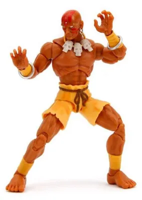 Productafbeelding van Figurine - JADA TOYS - Dhalsim - Articulated - 15 cm - Interchangeable accessories
