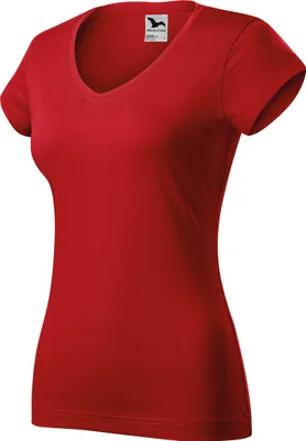 Zdjęcie produktu dla Koszulka damska Malfini FIT V-NECK 162 red 07