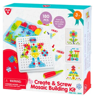 Immagine prodotto di Set di costruzioni giocattolo a mosaico - gioco educativo da 180 pezzi
