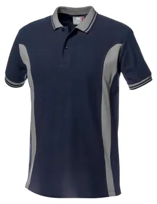 Immagine prodotto di Polo da lavoro da uomo Sir Safety Luna a maniche corte, 100% cotone, taglia XL, BLU/PERLA
