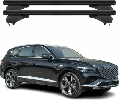 Obrázek produktu pro Menabo Střešní nosič Základní nosič pro Genesis GV80 2020-2025 Hliník Černý 2 ks