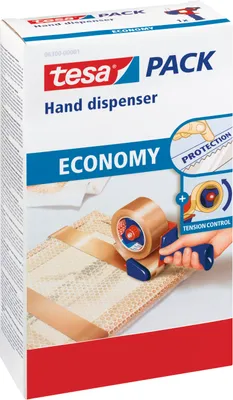 Produktbild von tesa Handabroller Abroller Klebeband Klebebandabroller Paketband Packband