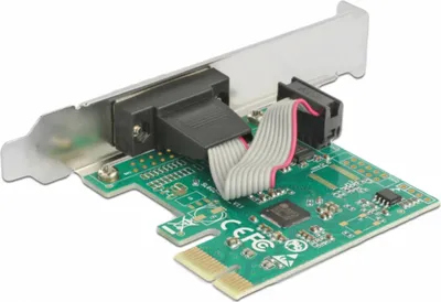 Produktbild von PCIe x1 Seriell 1x + Low profile Delock