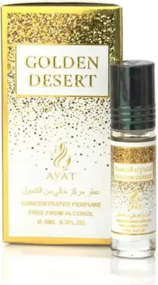 Immagine prodotto di Golden Desert 6 ml Olio profumato unisex – Ayat Perfumes – Senza alcool