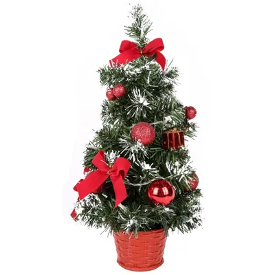 Zdjęcie produktu dla sztuczna choinka stołowa 40 cm, mini dekoracja świąteczna, choinka z oświetleniem LED, dekoracja na Boże Narodzenie