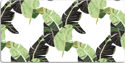 Produktbild von Schreibtischmatte Tischunterlage 100x50 cm Mauspad - Palmenblätter