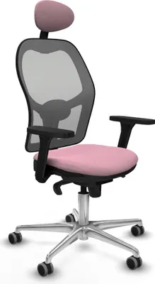 Immagine prodotto di Sedia da ufficio con poggiatesta Piqueras y Crespo 3D086G1 Rosa