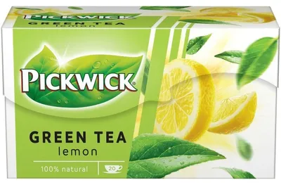 Zdjęcie produktu dla Čaj zelený Pickwick, s citronem, 20x2 g