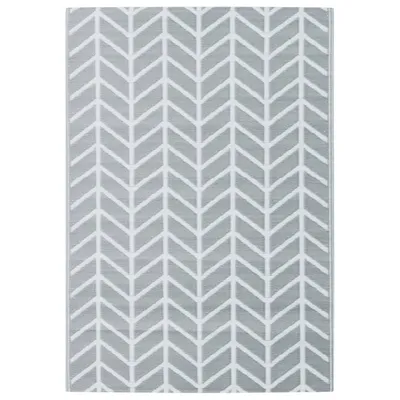 Image de vidaXL Tapis d'extérieur ARAKIL Gris 160x230 cm PP