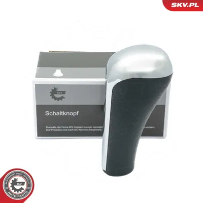 Produktbild von ESEN SKV Schaltknauf Schalthebelknauf Chrom passend für PEUGEOT 2008 Kombi (CU) 207 (WA, WC) 206 Schrägheck (2A/C) 206 CC (2D) 207 CC (WD) 308 SW II