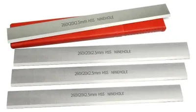 Productafbeelding van 4 stuks HSS schaafmessen 260mm voor rabot 260
